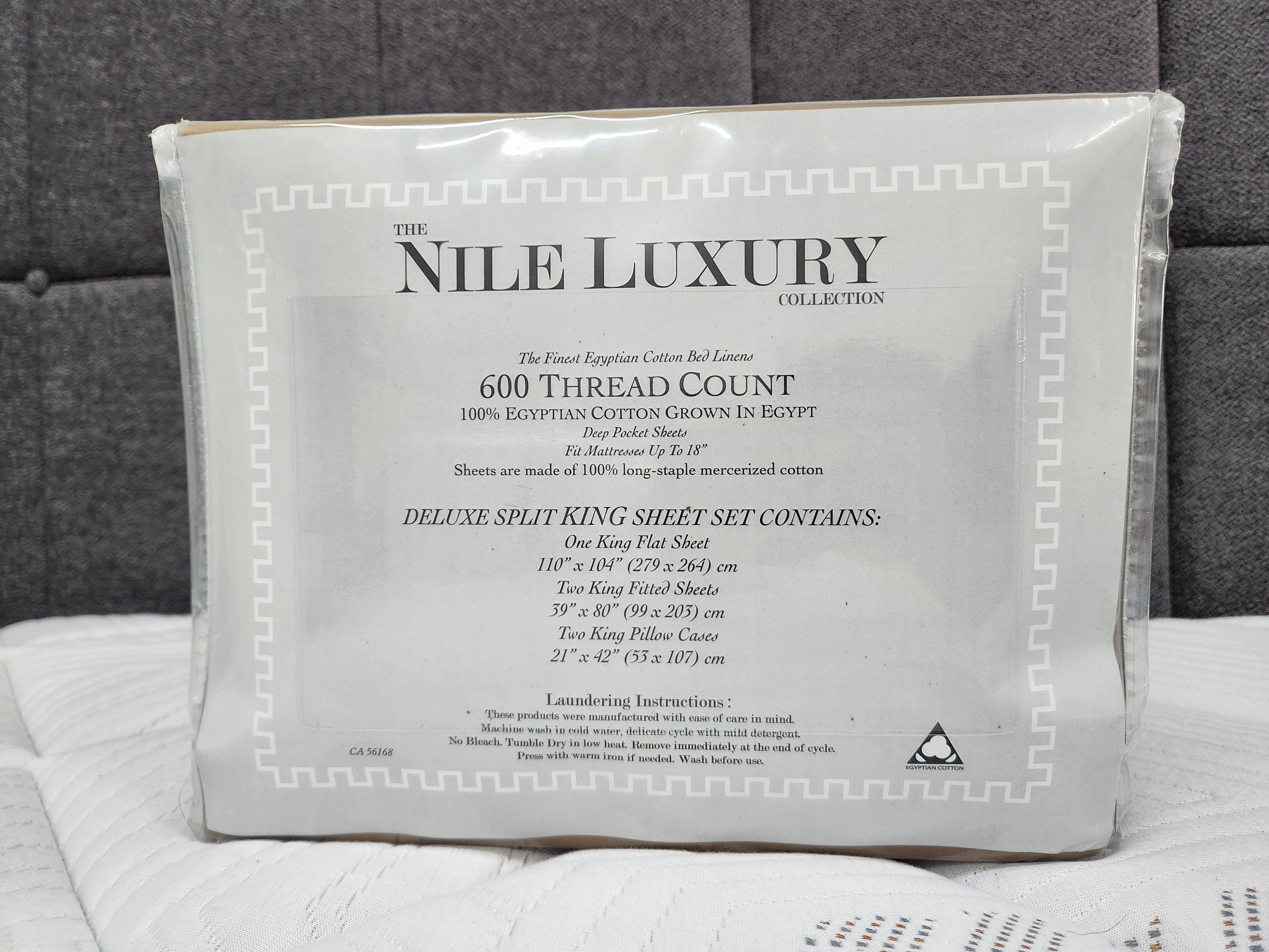 Egyptian Cotton Sheet Set 600TC